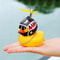 Gangster Rubber Duck Car Toy Black 2