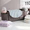 Gray Baby Stroller Organizer Bag  Striped