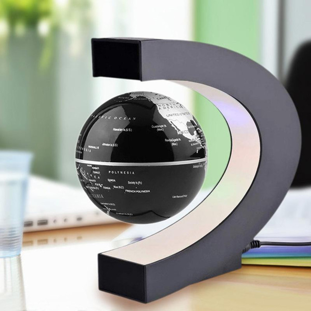 modern floating lamp with LED lights