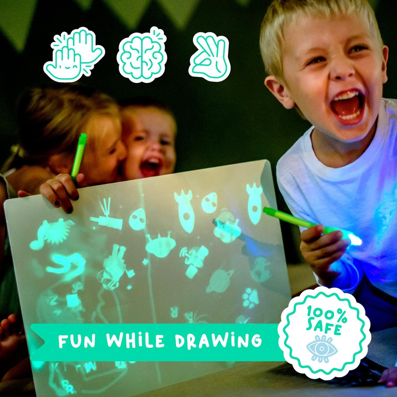Magic LED Drawing Board for Kids 4