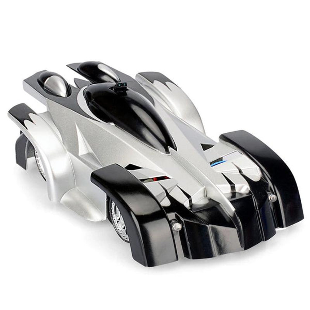 Remote Control Wall Climbing Car with LED Lights Black 2