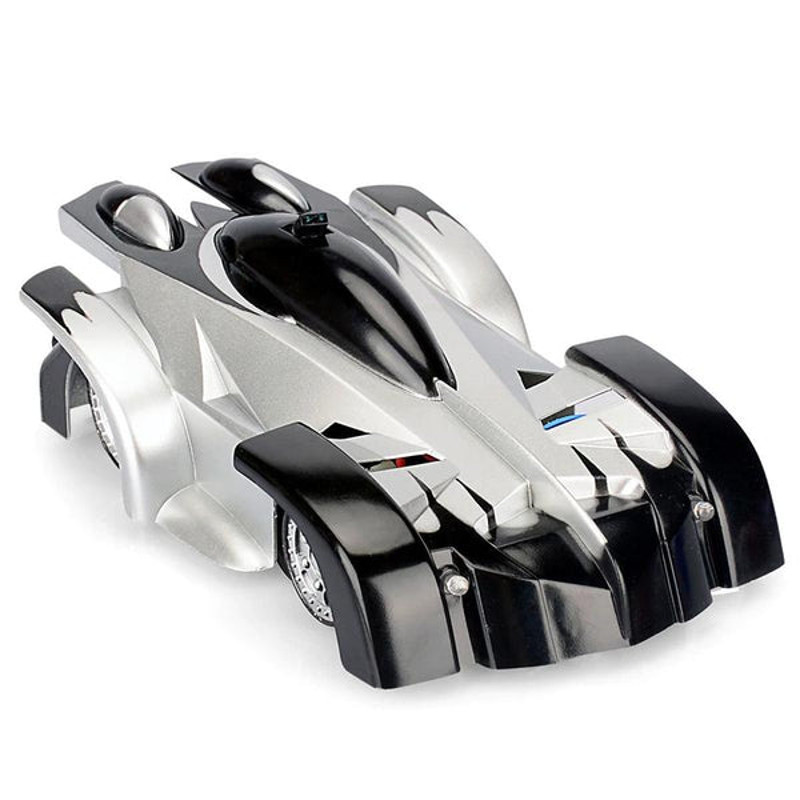 Remote Control Wall Climbing Car with LED Lights Black 2