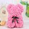 Elegant Handmade Forever Rose Teddy Bear  Pink