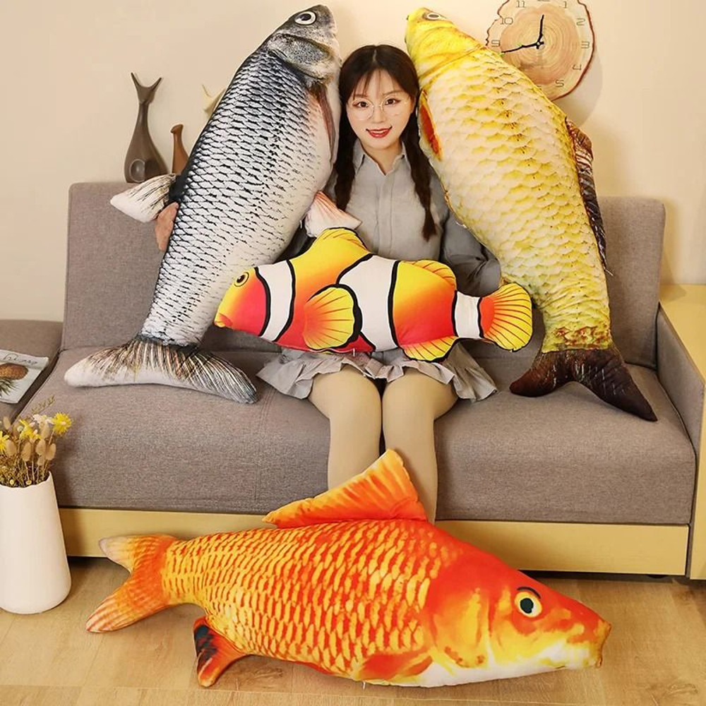 Highquality stuffed fish pillow