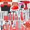 Childrens Tool Set With Electric Toy Drill Kids Power Tool Kit For Toddler Boys Girls 7