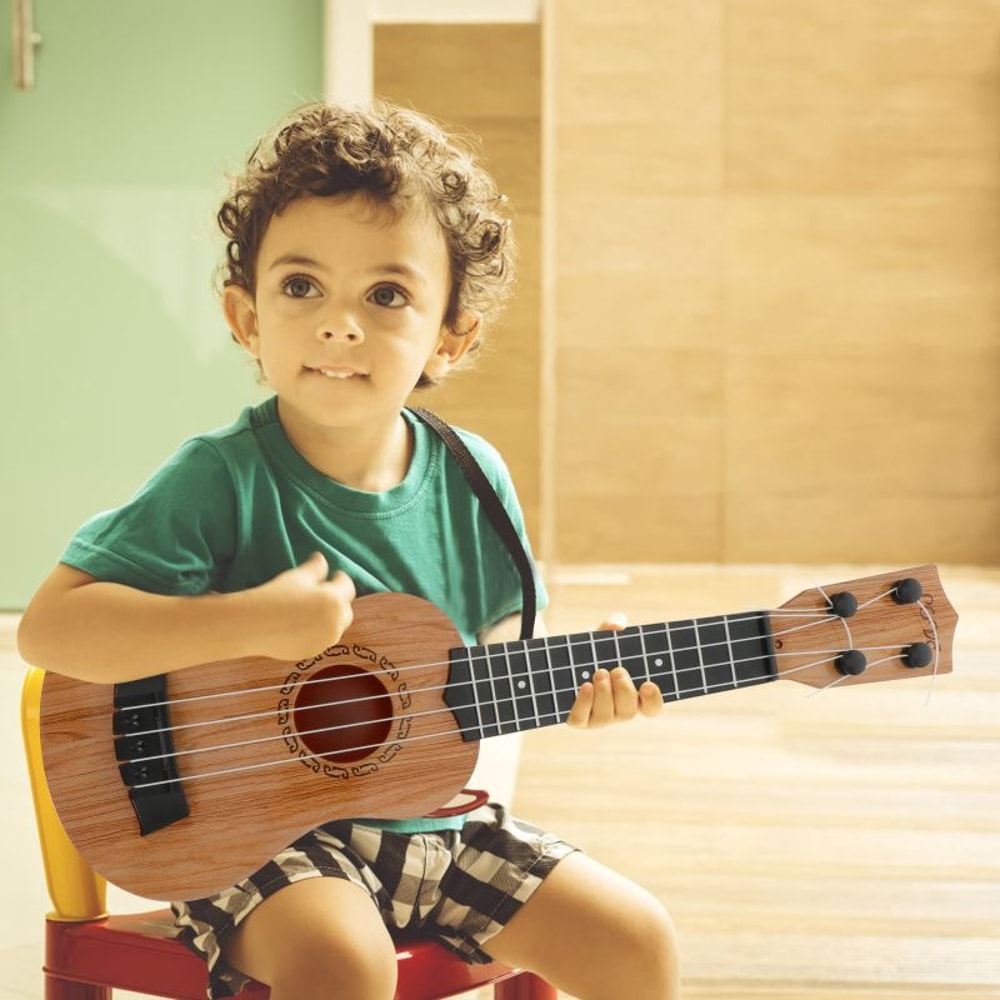 Kids Musical Toy Guitar Keyboard Set StringType NonElectric Instruments for Children to Learn