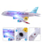 Electronic Aeroplane Toy With Music Autopilot Flash Sound Automatic Rotation Plane Educational Gi
