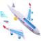 Electronic Aeroplane Toy With Music Autopilot Flash Sound Automatic Rotation Plane Educational Gi