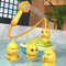 Cute Duck Bathtub Boat Toy Automatic Water Spray Sensory Interactive Shower Gift for Toddlers