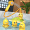 Cute Duck Bathtub Boat Toy Automatic Water Spray Sensory Interactive Shower Gift for Toddlers