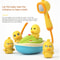 Cute Duck Bathtub Boat Toy Automatic Water Spray Sensory Interactive Shower Gift for Toddlers