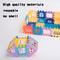 Kids Construction Toy Big House Building Blocks with Simulation Windows Creative Play Set for Kin
