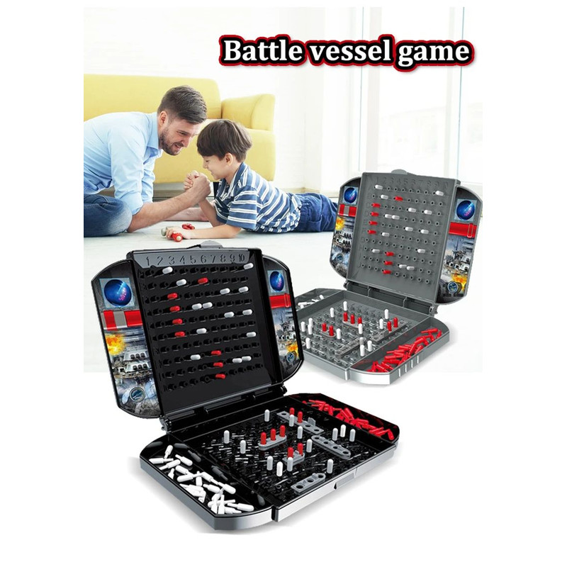 Childrens Warship Board Game TwoPlayer Naval Combat Strategy Game For Kids 6