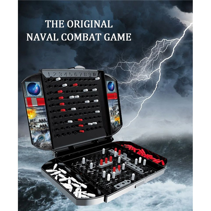 Childrens Warship Board Game TwoPlayer Naval Combat Strategy Game For Kids 9