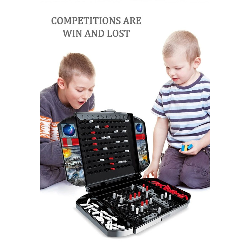 Childrens Warship Board Game TwoPlayer Naval Combat Strategy Game For Kids 0