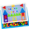 3D Puzzle Games for Kids BoxPacked Grain Mushroom Nail Beads Intelligent Educational Toys