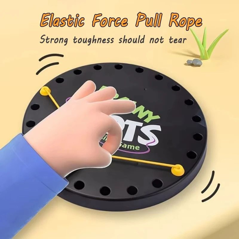 Chain Triangle Chess Game Triggle Rubber Band Battle Set For Family  Kids Educational Interactive B