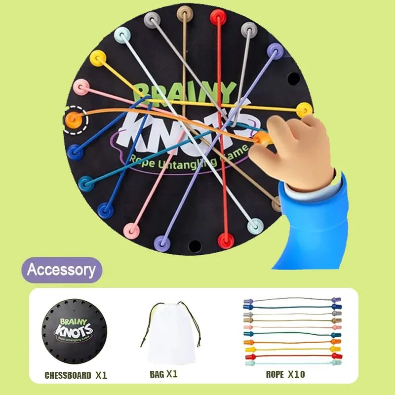 Chain Triangle Chess Game Triggle Rubber Band Battle Set For Family  Kids Educational Interactive B