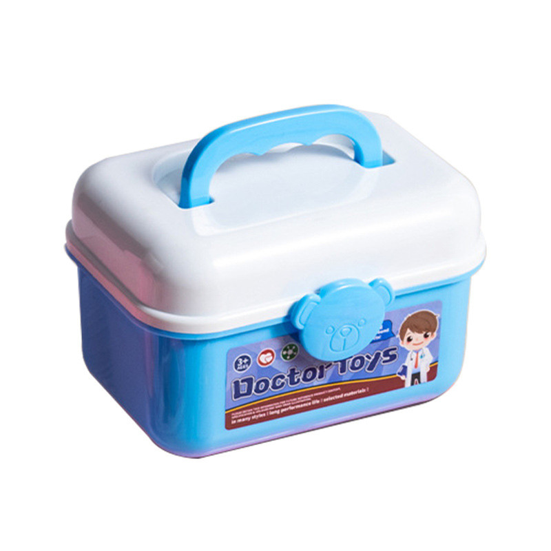 Kids Medical Toy Box Doctor Nurse Role Play Set With Realistic Medical Tools 1