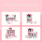 Children's Music Doll House Assembly Villa, 3D DIY Dream Princess Castle Set for Girls