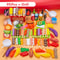 Mini Kitchen Pretend Play BBQ Set Childrens Cooking Simulation Food Toy 10