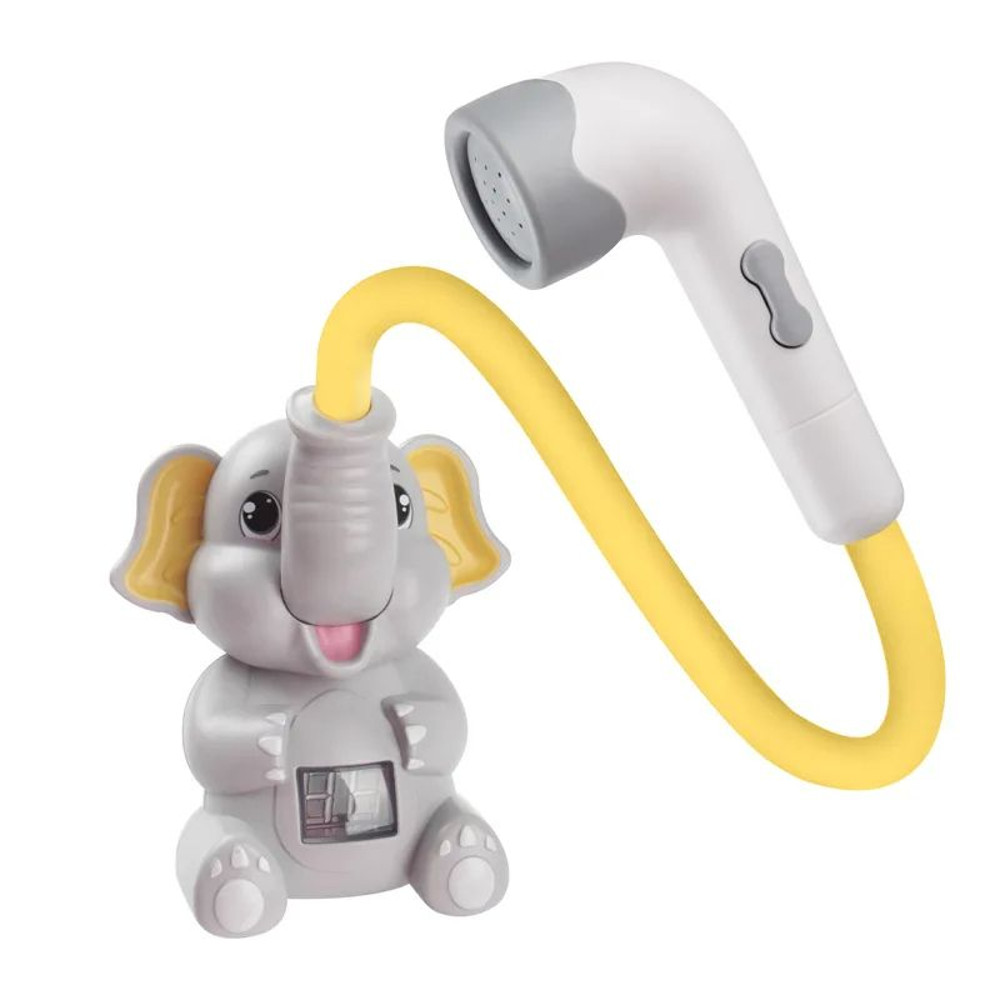 Electric Elephant Baby Bath Toy With Shower Thermometer USB Rechargeable Water Spray For Toddlers 8