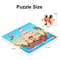 Wooden Puzzle For Babies Cartoon Animal Vehicle 3D Jigsaw Montessori Educational Toys For Toddlers 5