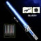 Telescopic Music Laser Sword Colorful Glowing Light Sword Toy With Rotating Decompression For Kids 2