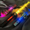 Telescopic Music Laser Sword Colorful Glowing Light Sword Toy With Rotating Decompression For Kids 3