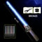 Telescopic Music Laser Sword Colorful Glowing Light Sword Toy With Rotating Decompression For Kids 6