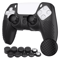 Silicone Case For PlayStation 5 Controller Protective Cover With Thumb Grips Kit AntiSlip Shockproo 3