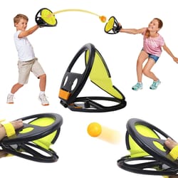 funny interaction catch ball set – outdoor/indoor sensory toy for adults, kids, and family training games