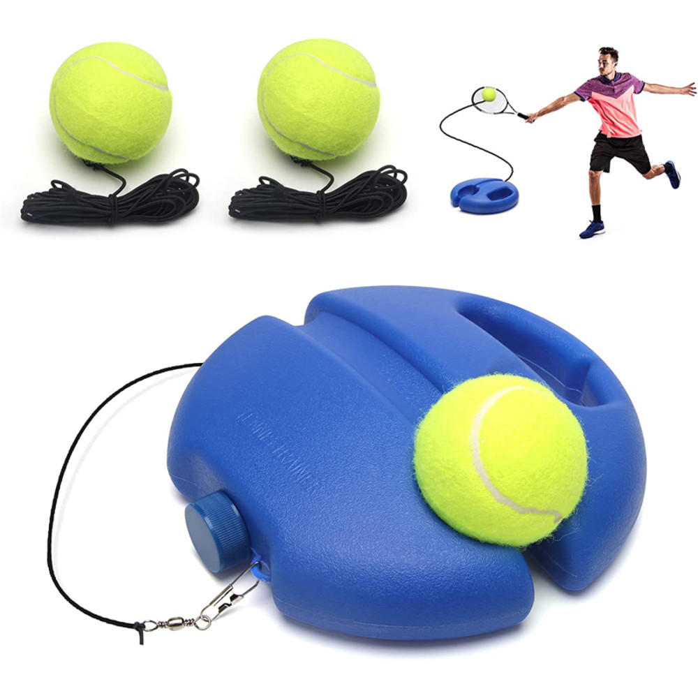Tennis Training Ball Professional Rebound Ball Trainer for Self-Study & Indoor/Outdoor Practice
