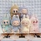 Hot Sale Anime Figure Labubu Have A Seat Series Vinyl Pendant Doll Cute Monster Replica Keychain To 4