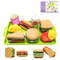 Kids Mini Simulation Food Kitchen Toys Set Pretend Play Cooking Toys Gifts Hamburger Fries Sandwich 1