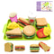 Kids Mini Simulation Food Kitchen Toys Set Pretend Play Cooking Toys Gifts Hamburger Fries Sandwich 1