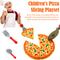 Kids Pizza Cutting Toy, Pretend Play Food Cooking, Child Toy Kitchen, Simulation Plastic Pizza Dinette, Kitchen Toys