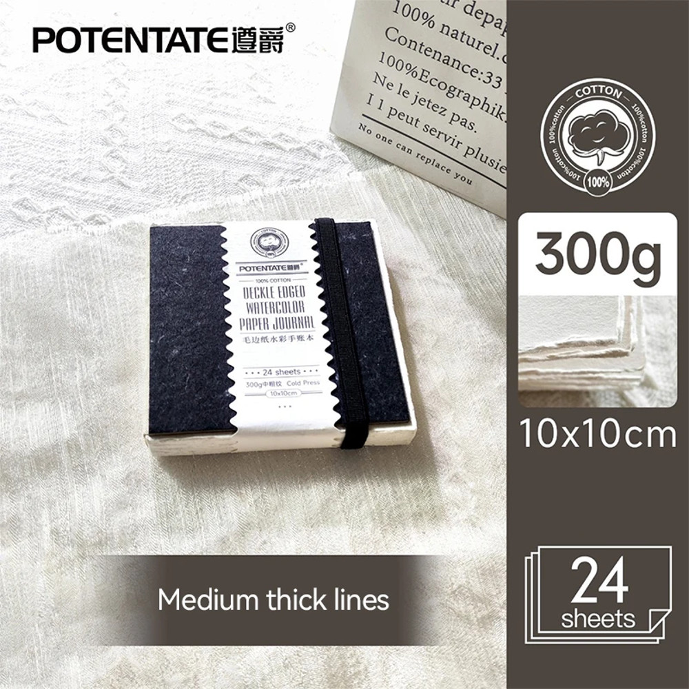 POTENTATE Cotton Watercolor Paper Sketchbook Sheets Square Art Drawing Paper Pad For Painting  Illu 6