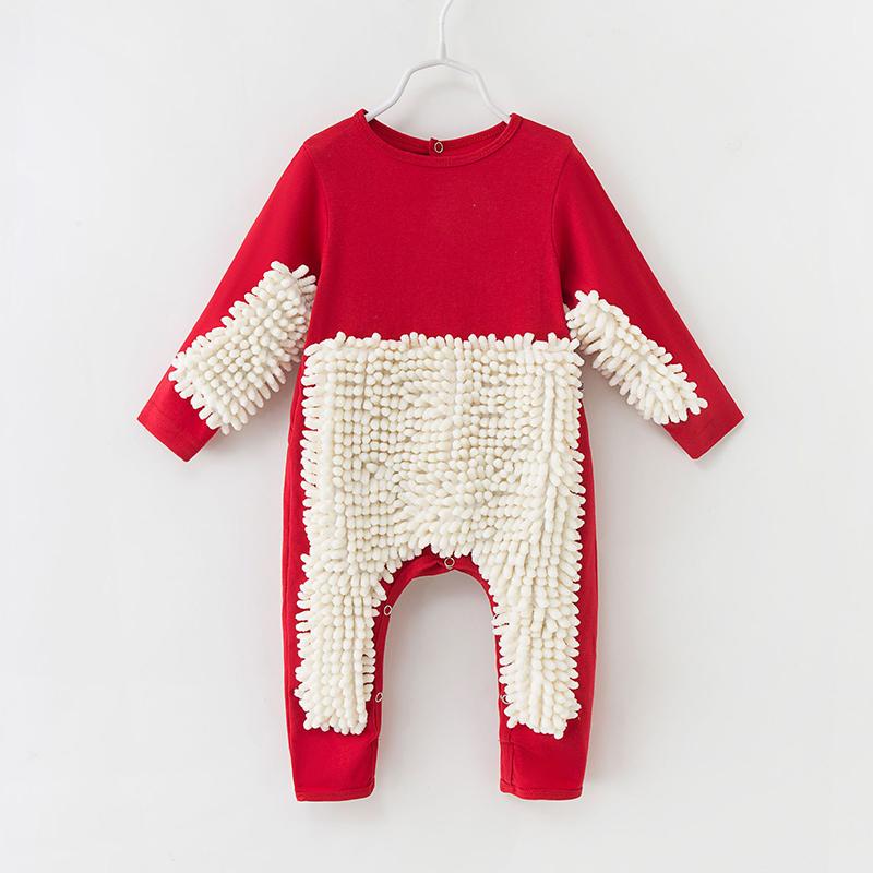 Adorably Funny Baby Mop Romper Fun Functional Perfect Baby Shower Gift 4