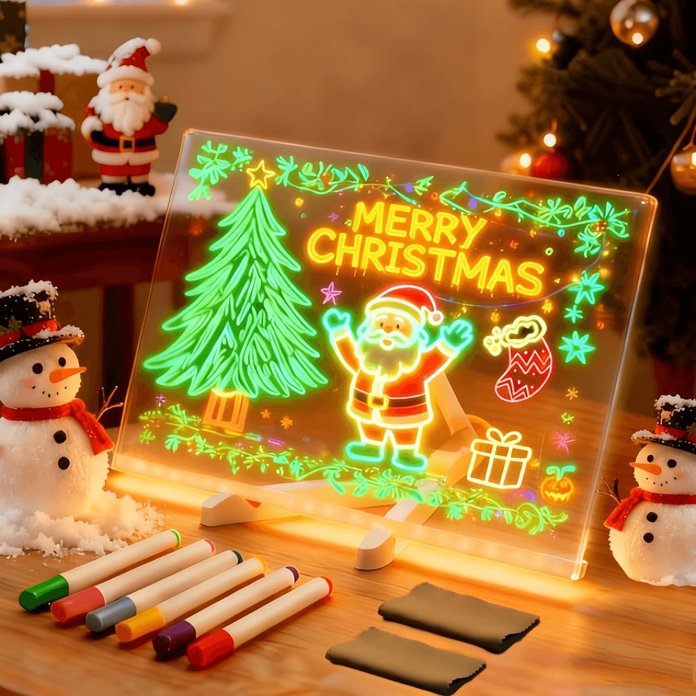 Glowing sign used in caf for drinks menu