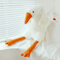 Big White Goose Plush Pillow for Sleep, Cuddling, Relaxation & Comfort Gifting