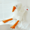 Big White Goose Plush Pillow for Sleep, Cuddling, Relaxation & Comfort Gifting