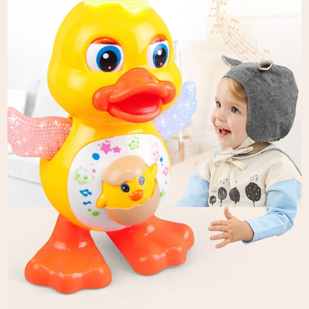 Interactive Dancing Duck Toy With Music Lights ScreenFree Fun For Toddlers 0