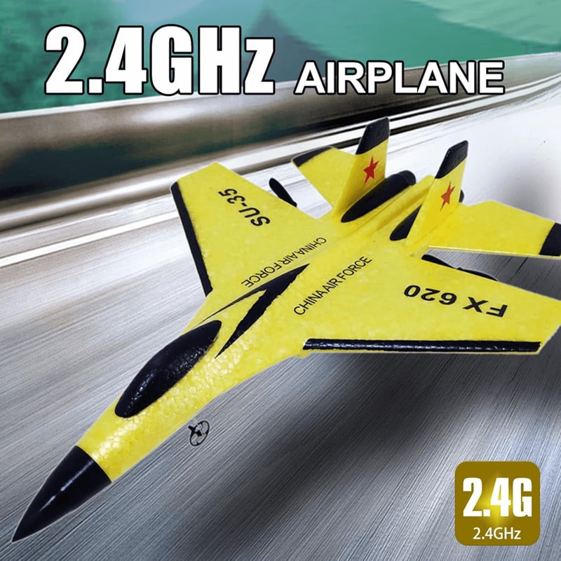 RC Plane 24G Remote Control Fighter Jet High Speed Flying Toy 2