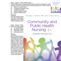 Test Bank for Community & Public Health Nursing: Evidence for Practice 3rd Edition by Rosanna DeMarco PDF | Instant Down