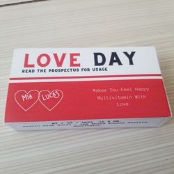 LOVE DAY editable pill box invitation template