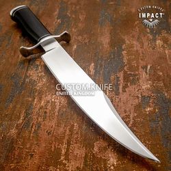 Hand Crafted custom D2 Bowie knife