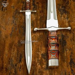 Custom Art viking Fuller sword dagger knife