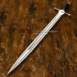 Custom Art viking Fuller sword dagger knife.