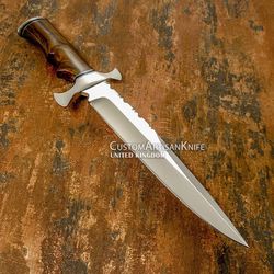 Hand Made Custom Fighter Bowie Knife Best Gift for New Year